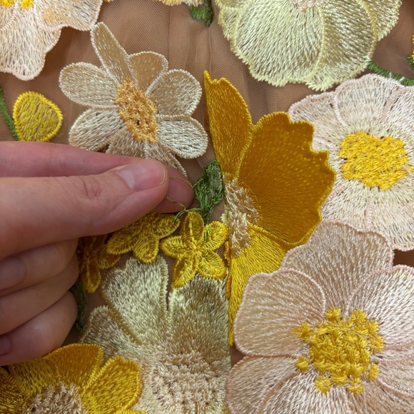 ELLIATT New Age Dress in Yellow Multi Size M - Picture 6 of 11